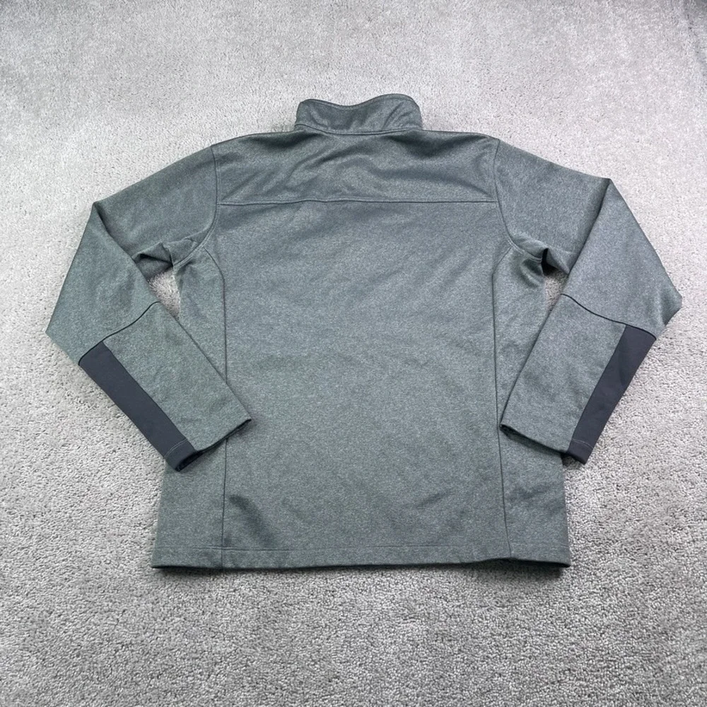 North Face Sweater‎ Mens Medium Grey Canyonlands Half Zip Pullover Tech Fleece